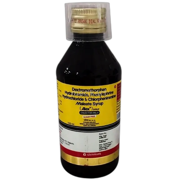 alex sf syrup 100 ml